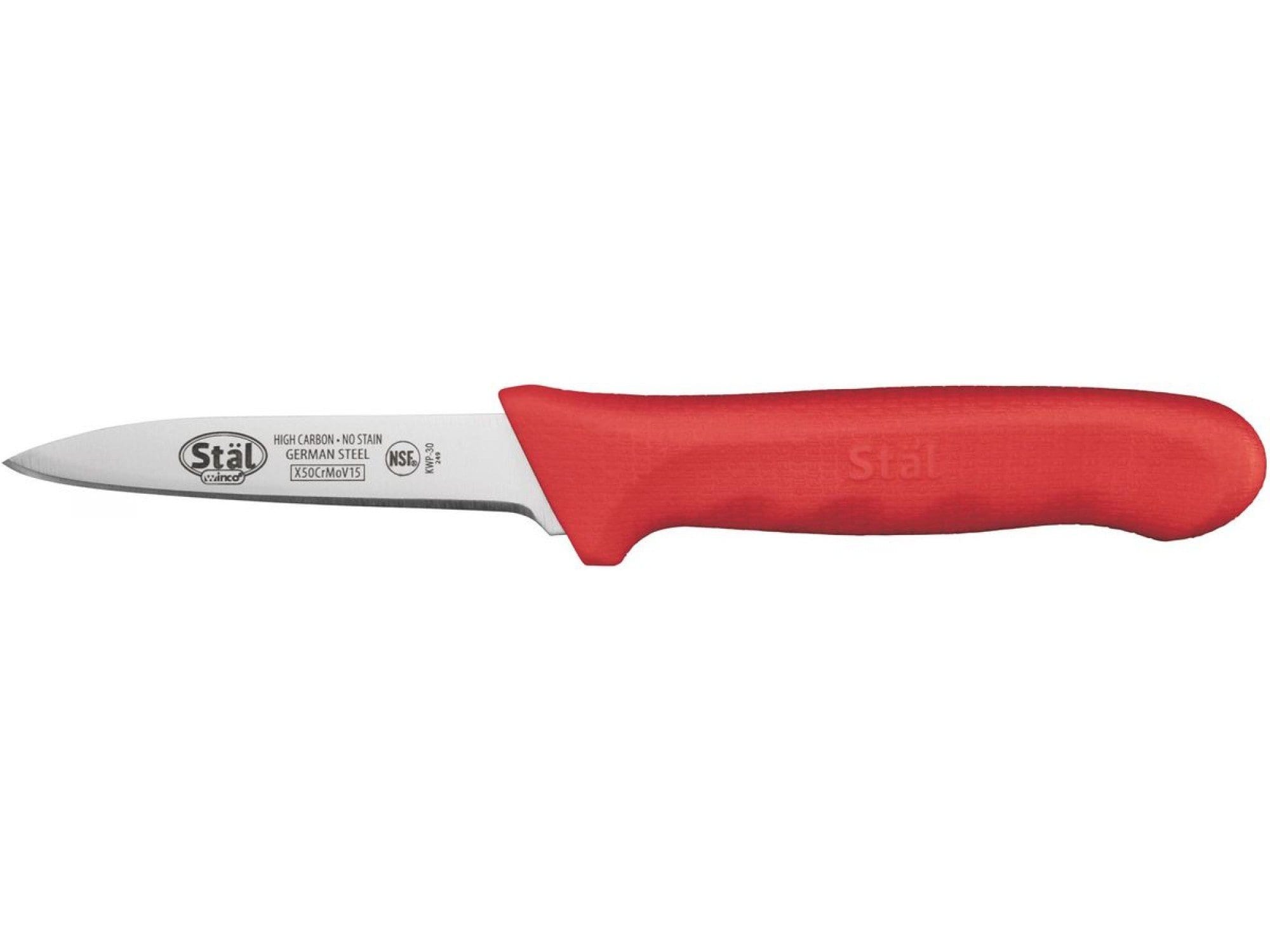Cuchillo Pelador 3 1/4″, rojo - AMSA Guatemala